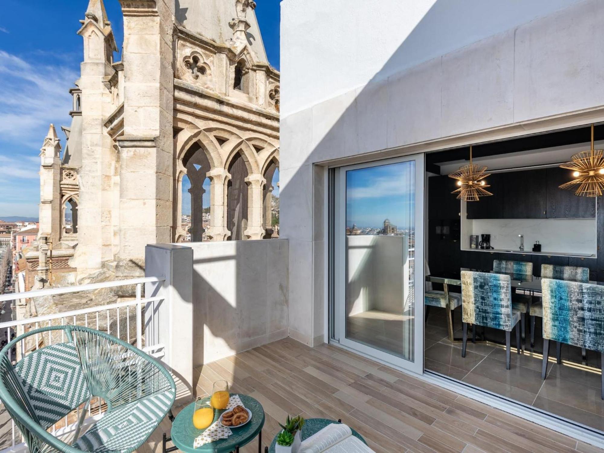 Апартаменты Luxury Alhambra Penthouse Collection Gran Via Гранада Экстерьер фото